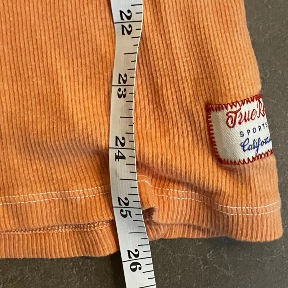 Stylish Y2K True Religion Orange Tank Top - Size Small - Picture 7 of 10